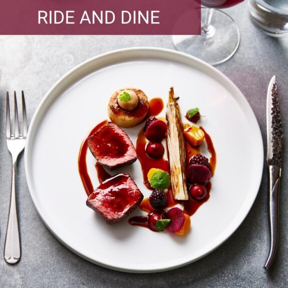 Goodwood Ride and Dine at the Farmer, Butcher, Chef restaurant. Active retreat close to London